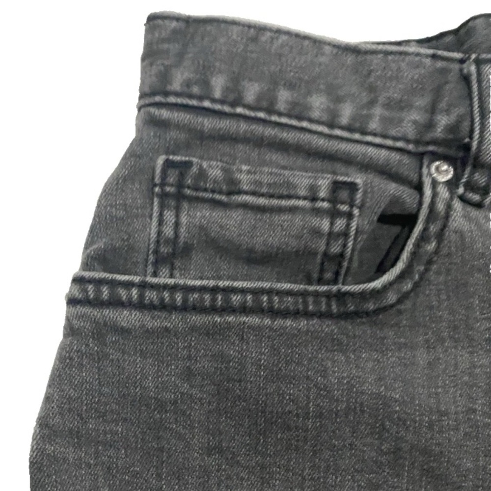H&M Men’s Size 30 Black Gray Denim Jeans Y2K Cut Off Shorts Excellent Condition - Picture 2 of 11